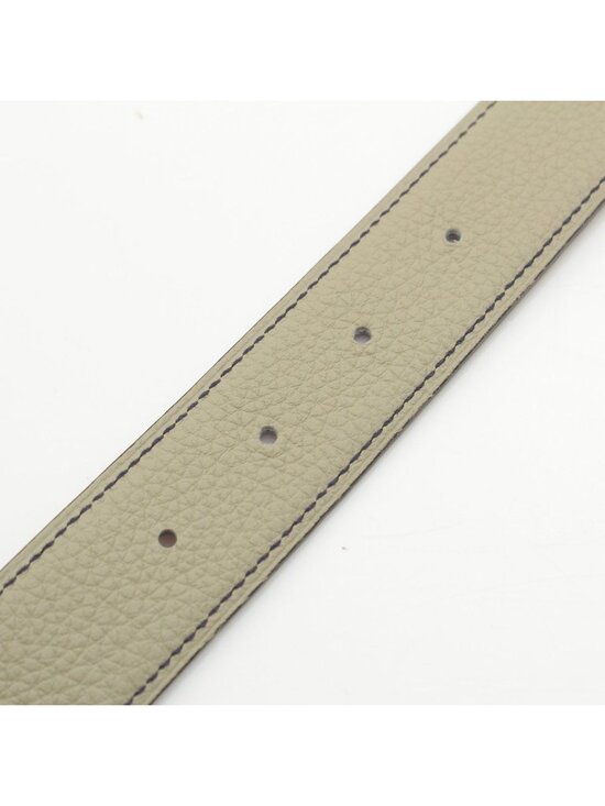 Hermes Swift Taurillon Reversible 32 Belt Leather Part Only Natural Sage main image 7